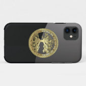 [400]ケルトの生命の木[金ゴールド] Case-Mate iPhoneケース (裏面(横))