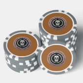 [400]シルバースカル ポーカーチップ (積み重ね)