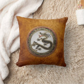 [400]ブラック·アンド·金ゴールド·セイク·イースタン·ドラゴン クッション (ブランケット)