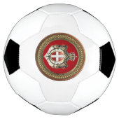 [400]マルタの順序 – SMOM Coat of Arms サッカーボール (回転)