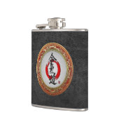 [400]日本の書道 – 合気道 フラスク (左)