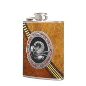 [400]聖なる銀のサソリを黒に フラスク (左)