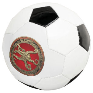 【400】聖金ゴールドタコの防御姿勢 サッカーボール