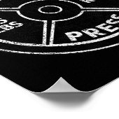 400 Lbs Pound Bench Press Club Gym Weightlifting P ポスター (角)