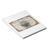 400 Livresフランスの革命譲渡銀行券 ノートパッド (アングル)