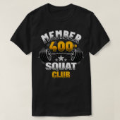 400 Pound Squat Club  Tシャツ (デザイン正面)