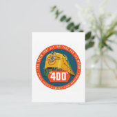 400 to "ペースを設定する列車" ポストカード (スタンド正面)