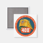 400 to "ペースを設定する列車" マグネット (正面/裏面)