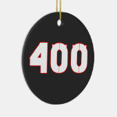 400 Zahl セラミックオーナメント (右)