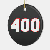 400 Zahl セラミックオーナメント (左)