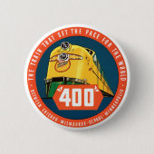 400Train 缶バッジ (正面)