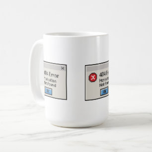 404エラー: やる気が見当たりません コーヒーマグカップ