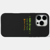 404エラー: 睡眠が見つかりません (コーヒーが必要) - Case-Mate iPhoneケース (裏面 (横))