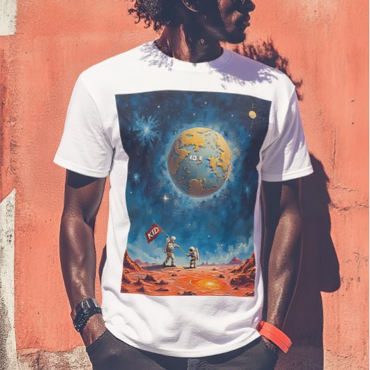 404宇宙飛行士銀河系ティー Tシャツ