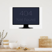 404見つからないポスター ポスター (キッチン)