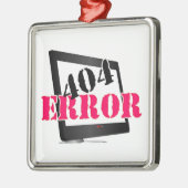 404間違い メタルオーナメント (左)
