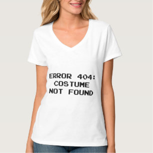 404間違い: 見つけられない衣裳 Tシャツ