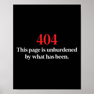 404 このページにはトランプの影は薄いです ポスター