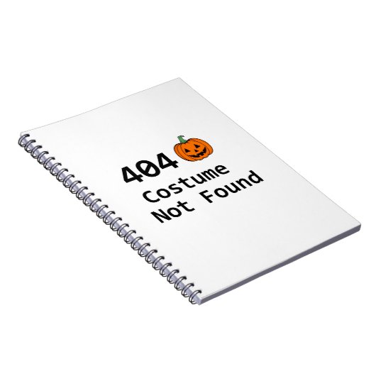 404 コスチュームが見つかりません ノートブック (右側)