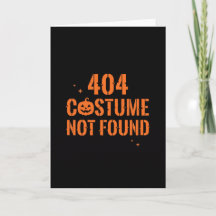404 コスチュームが見つかりません ハロウィン
