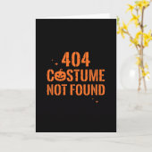 404 コスチュームが見つかりません ハロウィン カード (黄色い花)