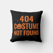 404 コスチュームが見つかりません ハロウィン クッション (正面)