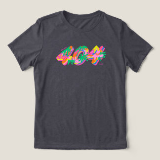 404 コードドリップタイポグラフィ PNG | カラフルメルトG トライブレンドTシャツ
