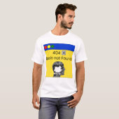 404 ブレーン・ノット・ファウンド Tシャツ (正面フル)