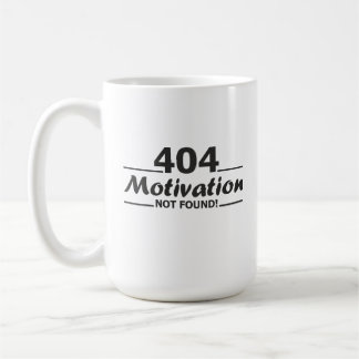 404.モチベーションが見つからない! コーヒーマグカップ