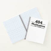 404.モチベーションが見つからない！ ノートブック (内部)