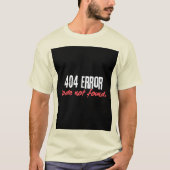 404 Error Men Tシャツ (正面)