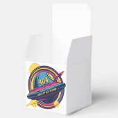 404 Gravity Not Found -レトロ宇宙ポップ・アートのアート フェイバーボックス (オープン)