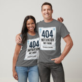 404 Motivation Not Found 冗談Tシャツ Tシャツ (ユニセックス)