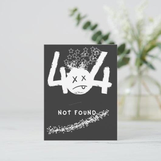 404 NO CONECTION ポストカード (スタンド正面)