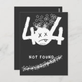 404 NO CONECTION ポストカード (正面/裏面)