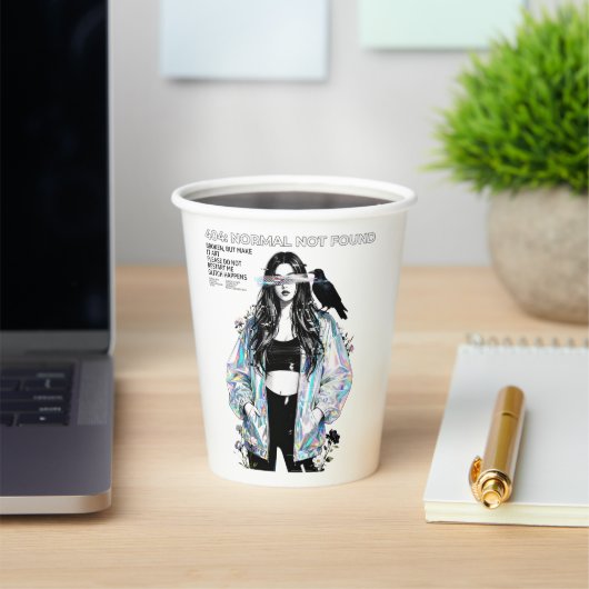 404 – Normal Not Found 紙コップ (インサイチュ)