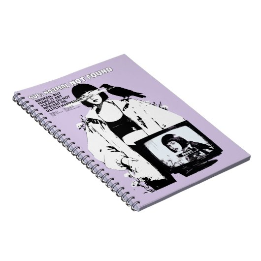 404: Normal Not Found – Glitched Soul ノートブック (右側)