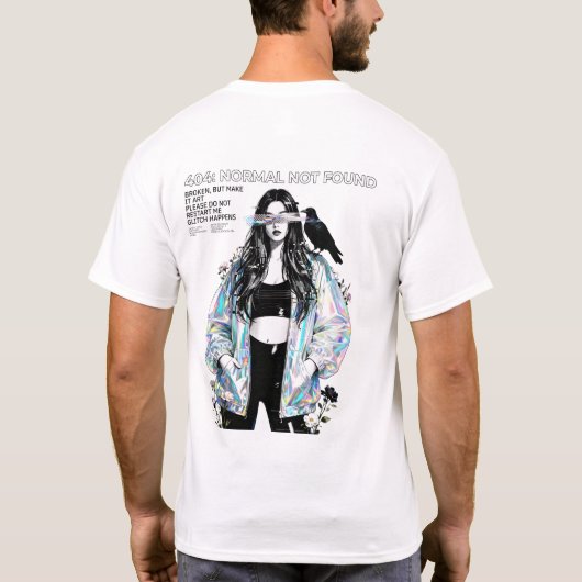 404 – Normal Not Found Tシャツ (裏面)