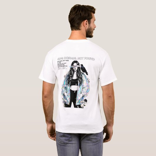 404 – Normal Not Found Tシャツ (裏面フル)
