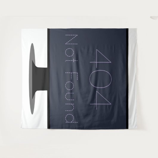 404 Not Found タペストリー (正面(横))