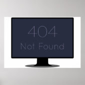 404 Not Found ポスター (正面)