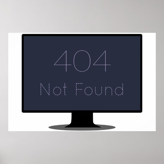 404 Not Found ポスター (正面)