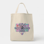 404 Not Found 乙女心Y2Kバグ面白い別れシングル トートバッグ (裏面)