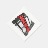 404 Not Found Webサイトエラーメッセージ スタンダードカクテルナプキン (角)