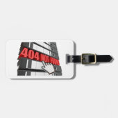 404 Not Found Webサイトエラーメッセージ ラゲッジタグ (正面横)