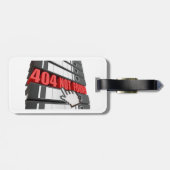 404 Not Found Webサイトエラーメッセージ ラゲッジタグ (裏面横)