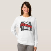 404 Not Found Webサイトエラーメッセージ Tシャツ (正面フル)