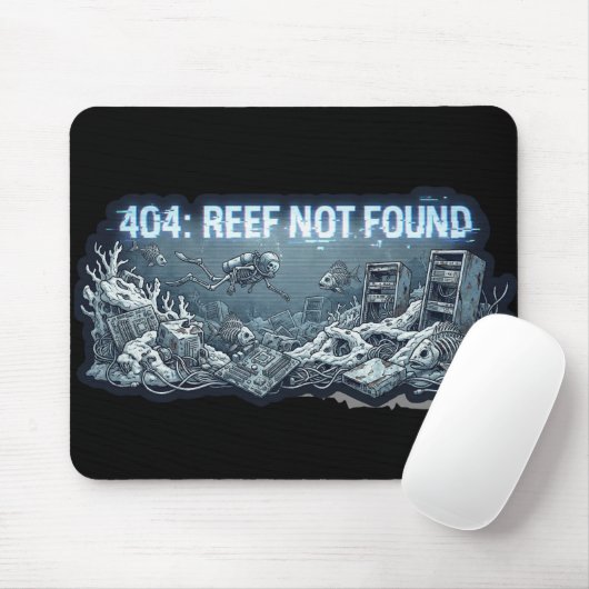 404 Reef Not Found – 海底の技術墓場 マウスパッド (マウス)