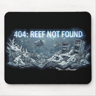 404 Reef Not Found – 海底の技術墓場 マウスパッド