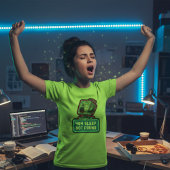 404 Sleep Not Found – Funny Tech Pixel Robot Tシャツ